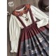 Miss Point German Bookshelf Daily Skirt(Reservation/2 Colours/Full Payment Without Shipping)